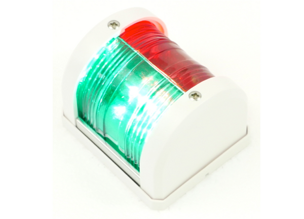 Bi - Colour Red & Green Combination Bow LED Navigation Light – MidiNav Range – for boats up to 12m