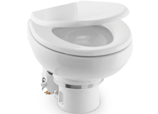 Dometic Electric MasterFlush MF7260 Toilet with Orbit Design - Low Profile - Seawater - 12V