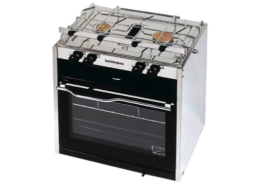 Techimpex Mastergrill Gas Cooker -  2 Burner, Oven & Grill - In Stock
