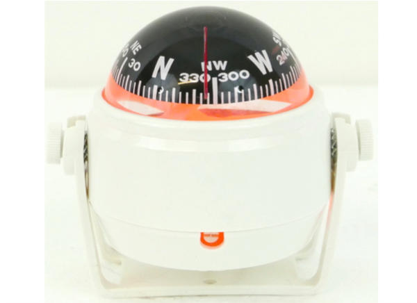 Magnetic Navigation Compass – Compact - Colour White