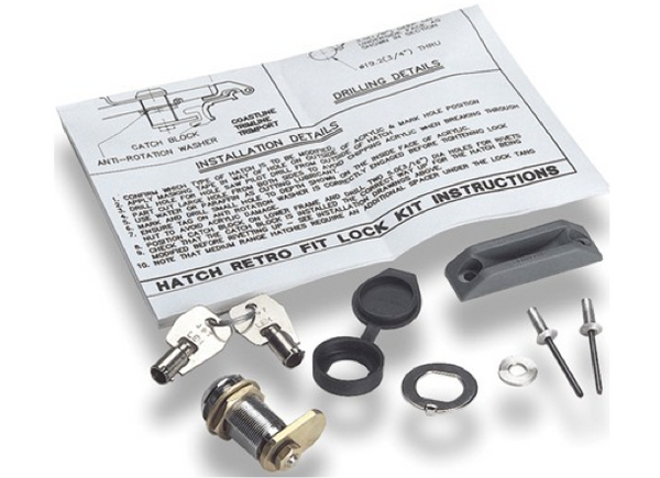 Lewmar Hatch Retro Fit Lock & Key Kit