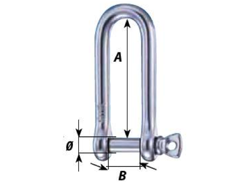 Wichard HR Stainless Steel Long Shackle