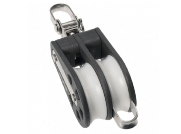 Barton Double Block Swivel with Becket, Size 1-30mm Sheave
