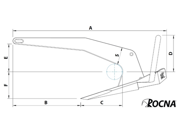 Rocna Stainless Steel Anchors - 14 Sizes