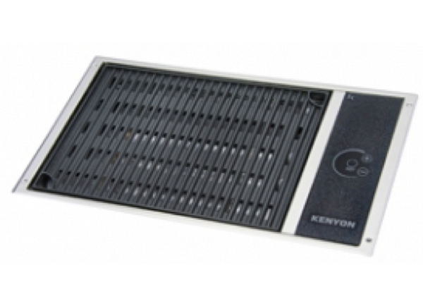 Kenyon All Seasons Built in Grill - No Lid - Rectangular Flange - Brushed Stainless Steel - 240V
