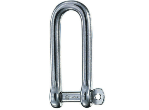 Wichard Stainless Steel Long D Shackle Captive Pin - All Sizes