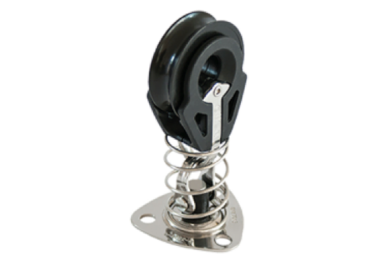 Allen 40mm Single Block with Swivel Plate & Spring