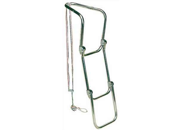 Osculati Folding Inflatable Dinghy Ladder - Stainless Steel