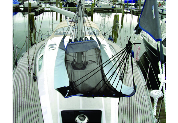 Blue Performance Hammock with Forestay Suspension - In Stock
