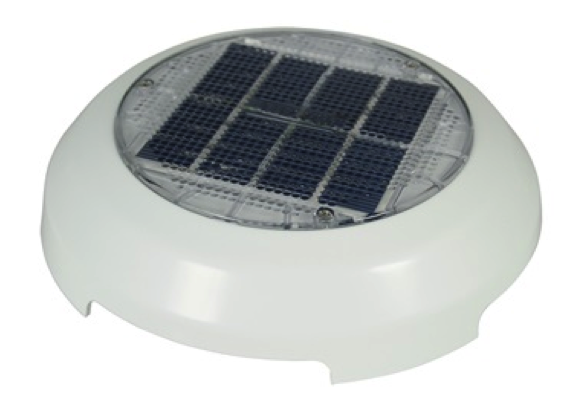 Nicro Day/Night Plus Solar Vent White  3"