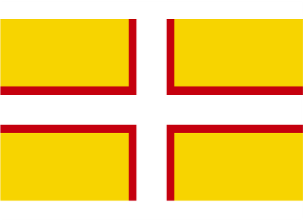 Dorset Courtesy Flag Polyester 45 x 30cm