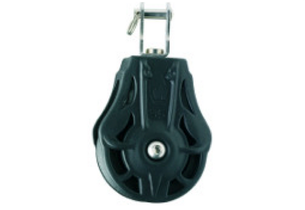 Wichard 70mm Single Block with Swivel & Clevis - Plain or Ball Bearing