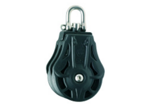 Wichard 55mm Double Block with Swivel Head - Plain or Ball Bearing