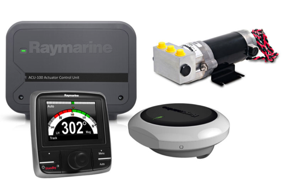Raymarine Evolution PowerPilot c/w p70R Control Head, ACU-100 & 0.5l Hydraulic pump
