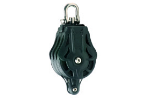 Wichard 45mm Triple Block with Swivel Head & Becket - Plain or Ball Bearing