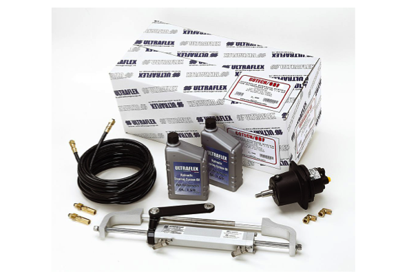Ultraflex Gotech Packaged Outboard Steering System for Single Engine up to 115 HP