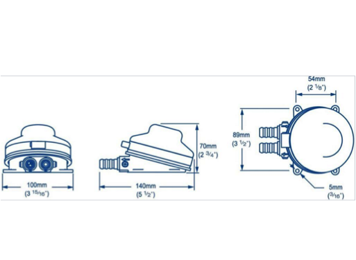 Whale Babyfoot Self Priming Galley Pump