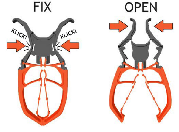 Fixclip Lockable Clip  Six Pack