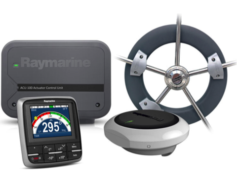 Raymarine Evolution Wheel Pilot c/w p70 Control Head, ACU-100 & Wheel Drive