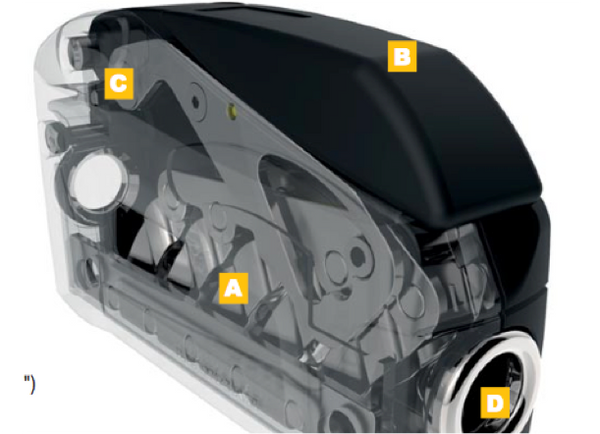 Lewmar DC2 Double Rope Clutch - Black - 3 Rope Size Options
