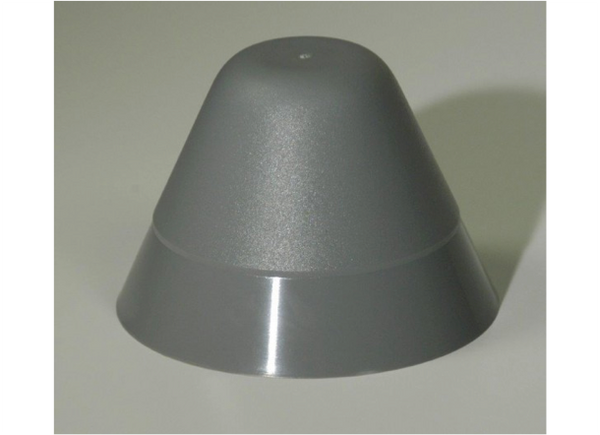 Ceredi Rubber End Cone 145mm Dia x 100mm - Black or Light Grey