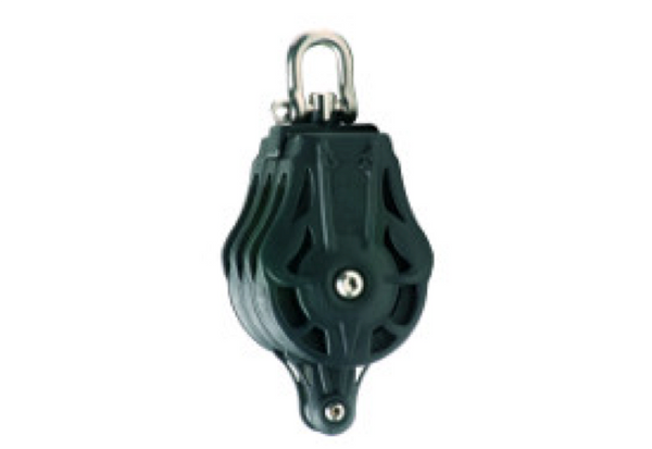 Wichard 70mm Triple Block with Swivel Head & Becket - Plain or Ball Bearing