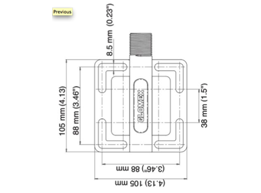 Glomex V9171 Stainless Steel Pipe Mounting Bracket