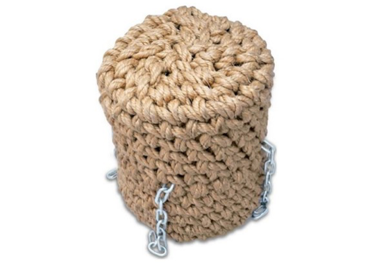 Natural Rope Fender Manilla Stern Fender - 11" x 12" ( 28 x 30cm )
