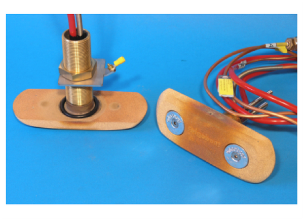 Frigoboat E50362Z  Keel Cooler Long Stud With Protective Zinc Anodes (100mm Max Hull Thickness)