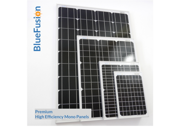 BlueFusion Flexible Marine Grade A+ Solar Panels - 20W, 40W & 60W