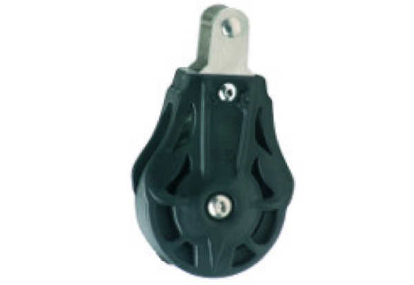 Wichard 70mm Single Block with Fixed Head & Clevis - Plain or Ball Bearing