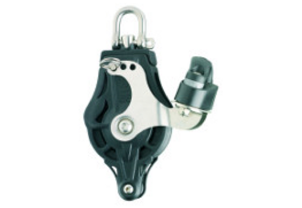 Wichard 55mm Single Block with Swivel Head Becket & Cam - Plain or Ball Bearing