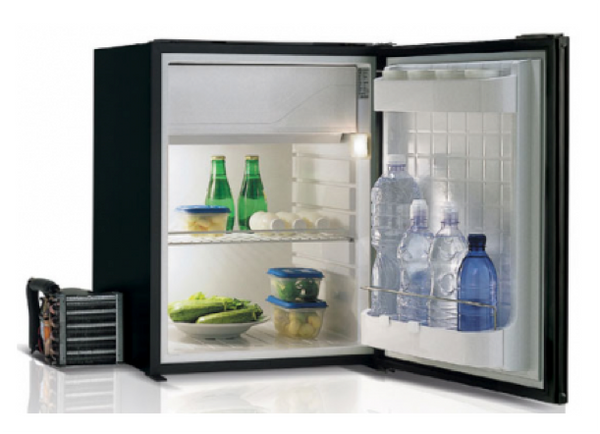 Vitrifrigo C75LBLAL 75 Litre Black Air Lock Fridge 12/24V Remote