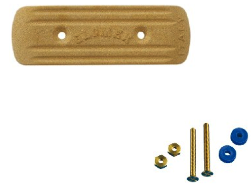 Glomex GLORA203 Piastra Di Massa Per Barche - Bronzo Dorato Sinterizzato, 155x51x13 Mm, Superficie Equivalente 1,15 M² - Foto 1