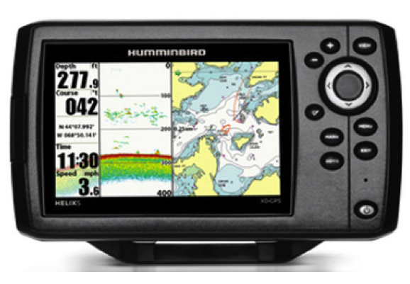 Humminbird HELIX 5X Xtreme Depth GPS Fishfinder/Plotter 5" With Navionics Gold Small