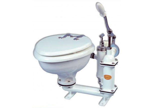 Blakes Baby Blake Classic Marine Toilet - Right or Left Handed Pump
