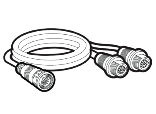 Humminbird ION/ONIX-Splitter Cable-Side Imaging & Dual Beam