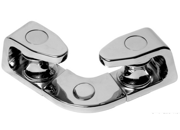Corner Angled Fairlead with Rollers - 100º - 16-22mm Rope