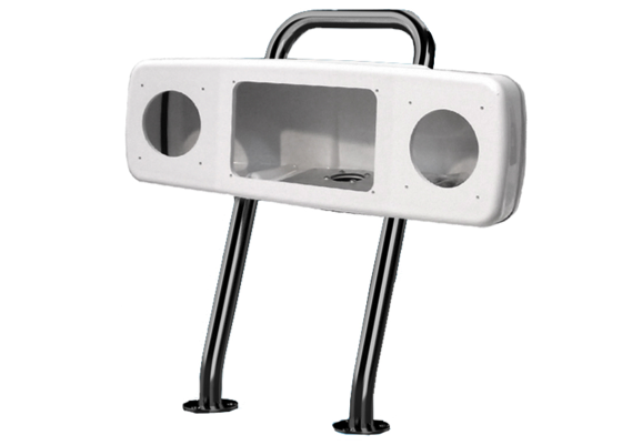 Scanstrut SPH-4XI ScanPod Helm Pod - 4 x Standard Instrument / 2 x Std Istruments & 1 x 7 Inch Display - White