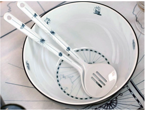 Marine Business Columbus Salad Bowl + Serve Cutlery