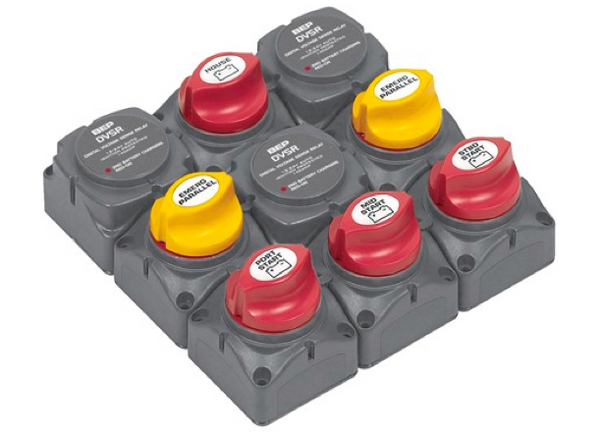BEP Battery Distribution Cluster Triple Outboard Engines - 4 Battery Banks