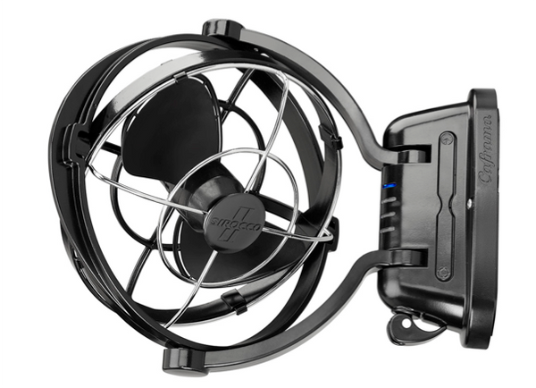 Caframo Sirocco 2 Fan 12/24v - White or Black  - Both Colours In Stock