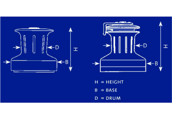 Blue Performance Winch Cover - 14 Variants