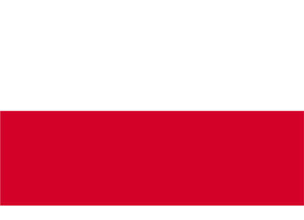 Poland Courtesy Flag Polyester 45 x 30cm