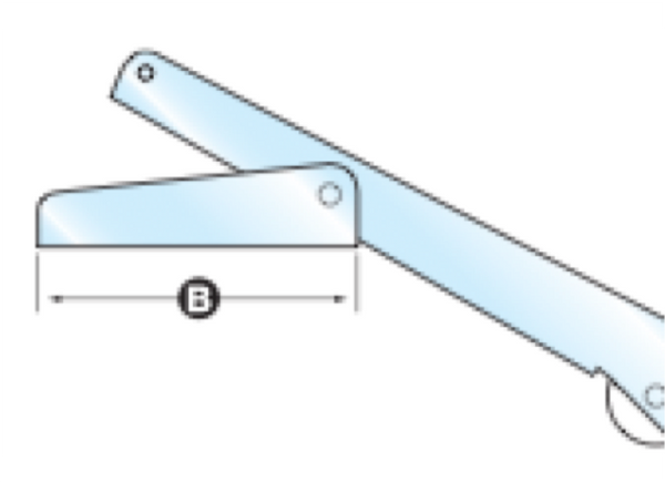 Lewmar Bow Roller - Suits Fluke Anchors up to 16Kg/ 35lb