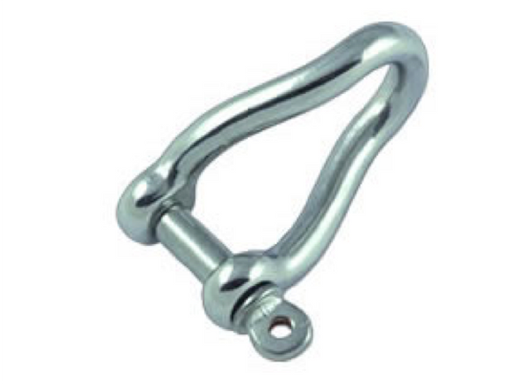 Twisted Shackle - Stainless Steel - 6 Sizes