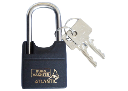 Burg Wachter Yacht Padlock Atlantic Long 40mm