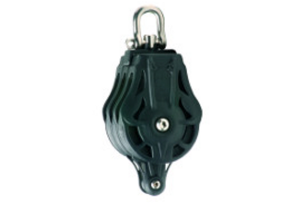 Wichard 55mm Triple Block with Swivel Head & Becket - Plain or Ball Bearing