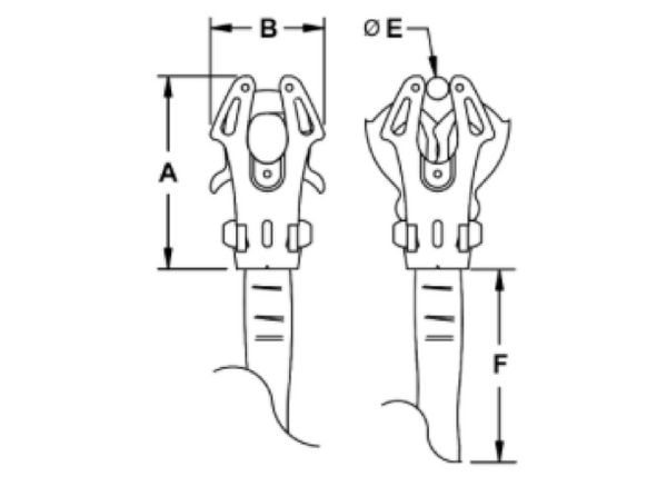 Kong Frog Connector with Webbing Sling