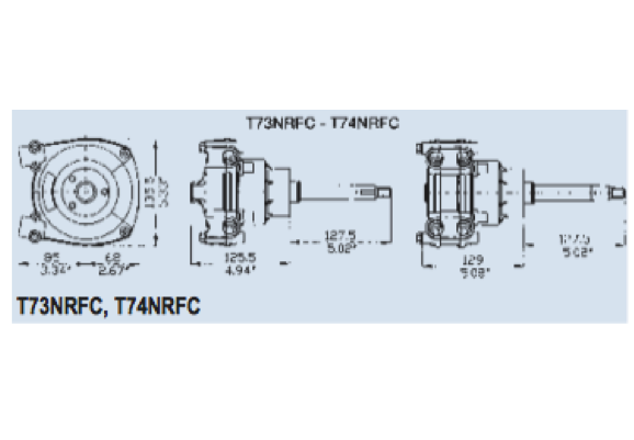 Ultraflex T73NRFC & T74NRFC Non-Reversible Steering Helms